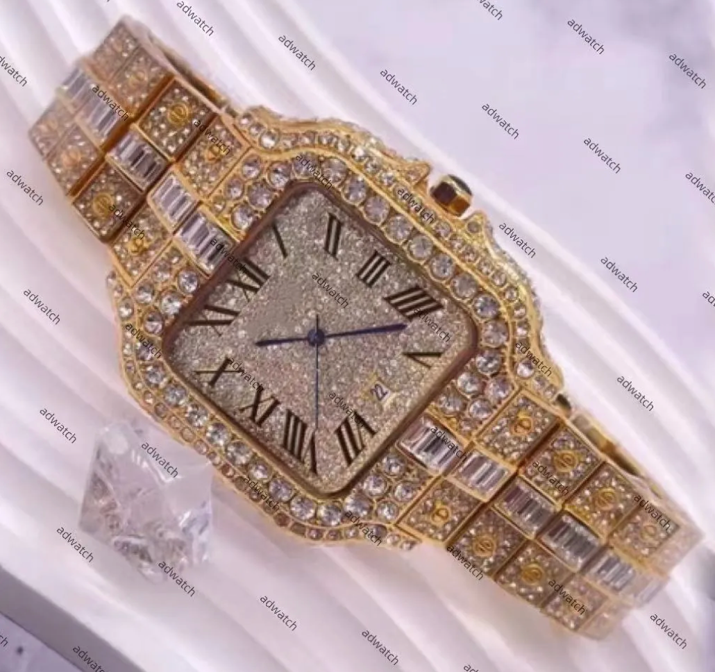 Iced Out Watch (Passes Diamond Tester)